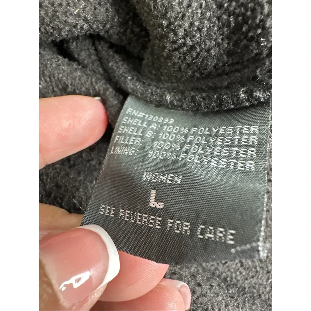 New Balance Women's Large Full Zip Sweater Black‎ - Picture 6 of 12